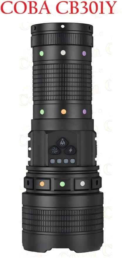 CB G301Y Tactical Super Power Laser Zoom Light PowerBank Function Torch Torch-image-46