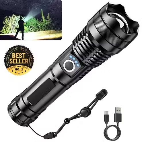 Flash Light Led Torch, 20000 Lumens Flashlight Bright Light Torch-image-44