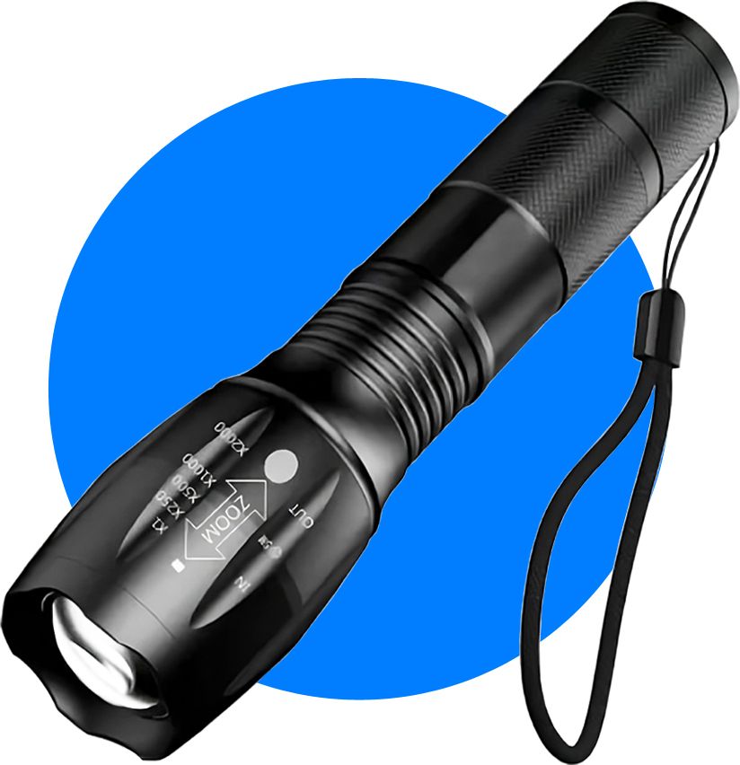 5 Mode Rechargeable LED Torch for camping, trekking, fishing Torch-image-25