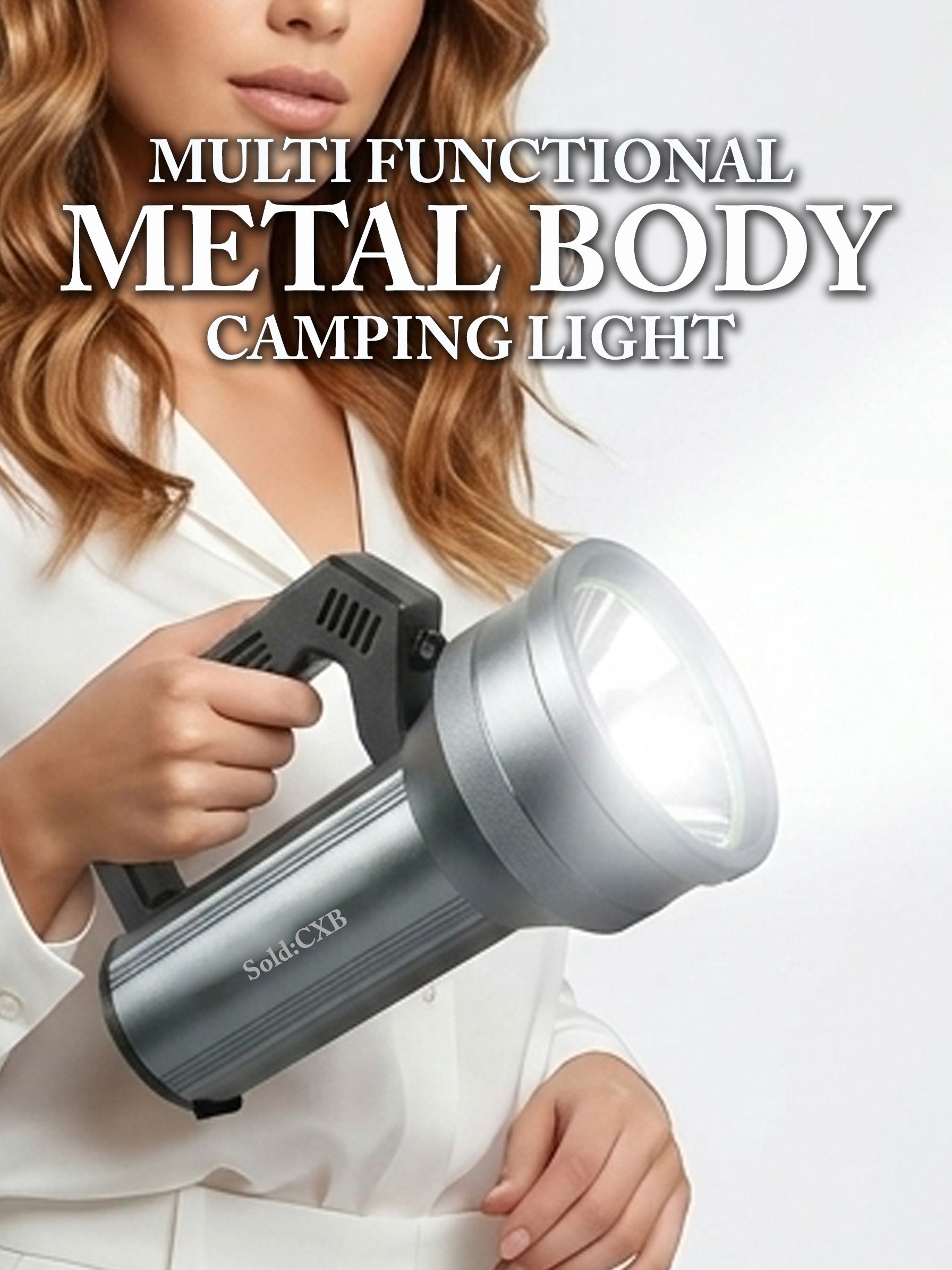 200W super bright 3 km long range LED metal body kisan torch + power bank slot 24 hrs Torch Emergency Light-image-32