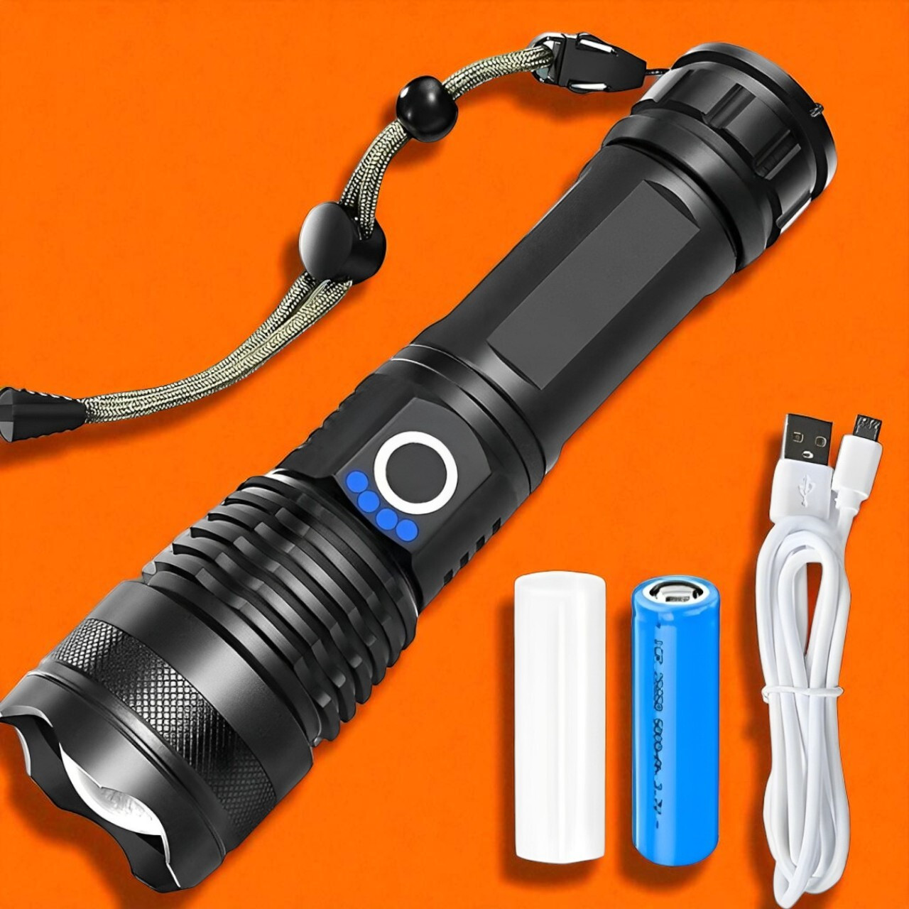 nilesawar X412 Ultra Bright Powerful Torch – Portable LED Torch with Long Battery Life Torch image 1