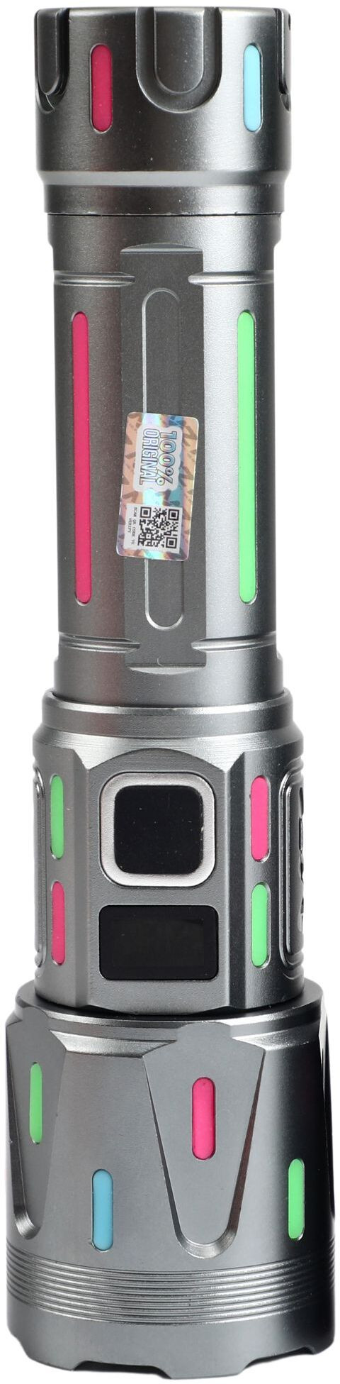 mz M292 (RECHARGEABLE LED METAL TORCH) Zoomable 200W with 5500mAh Battery & 3 Modes Torch image 1