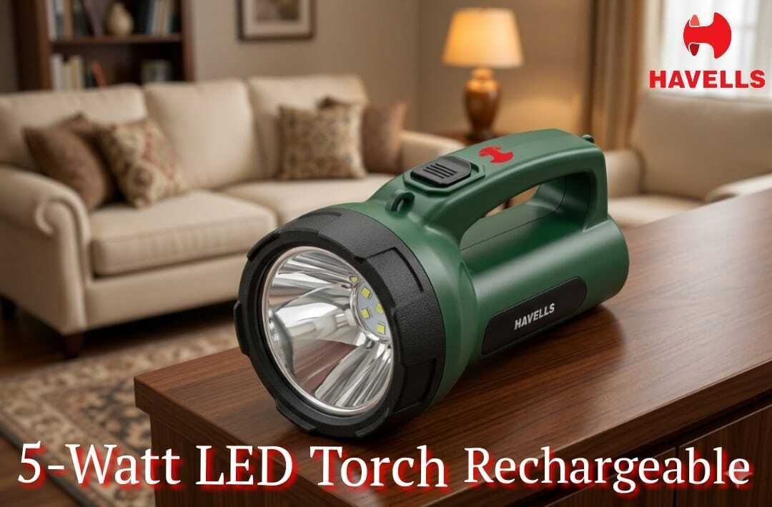 Beemer 50 Long Range LED Light ! 5-Watt LED Torch & 16 Hrs Back Up Torch-image-23