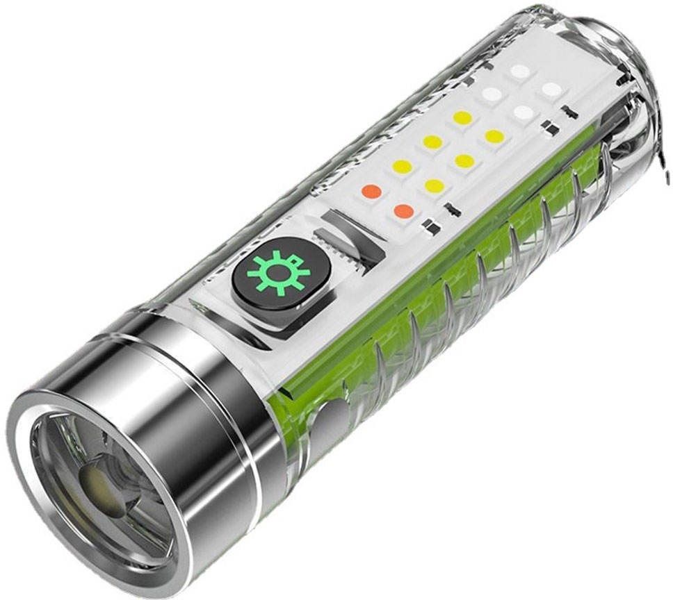 LED MINI Keychain Light with Tail Magnet Uv Light Multifunction Torch Torch-image-24