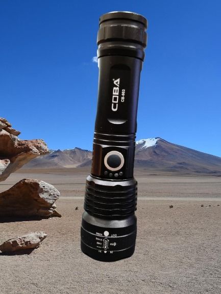 coba CB 983 TYP C Rechargeable Super Power Laser Zoom Flashlight Torch Torch-picture-13