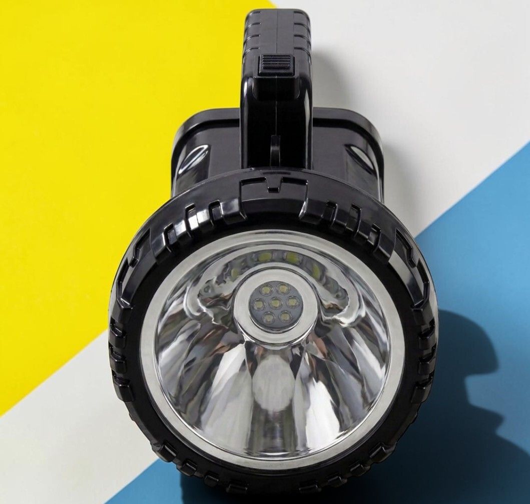 X555 Heavy Duty Rechargeable LED Torch High Brightness Long Distance Flashlight Torch-image-40