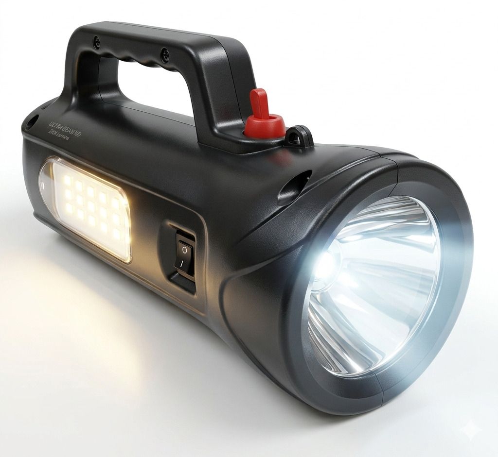 Kisan torch high power light 80w long battery laser kissan search torch Torch-image-44