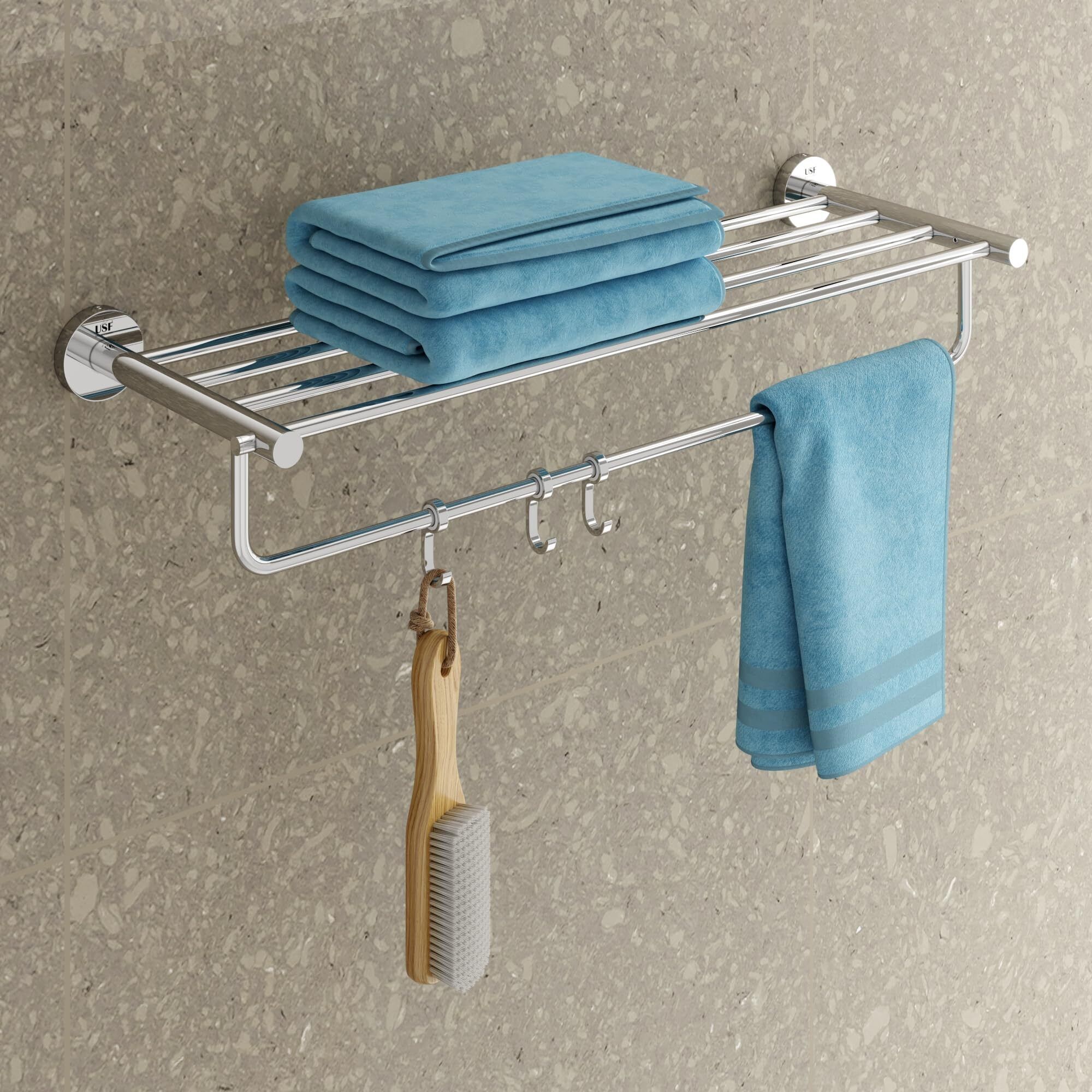 u-s-f bath accessories Towel Rack Hanger/Towel Rod/Towel Holder for Bathroom/Bathroom Accessories Chrome Towel Holder-picture-23