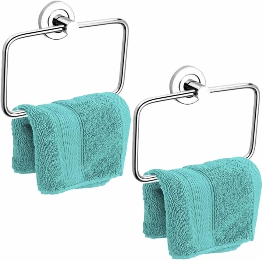 premium Stainless Steel Towel Ring/Napkin Holder/Hanger/Bathroom Accessories Silver Towel Holder-image-22