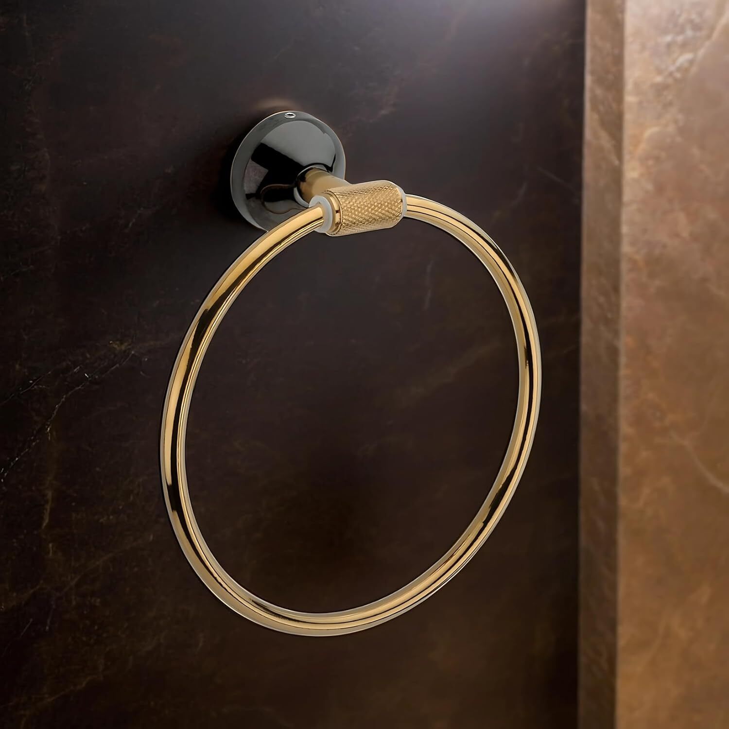 Towel Hanger for Bathroom & Kitchen Accessories | Napkin Holder for Wash Basin Gold Towel Holder-image-11