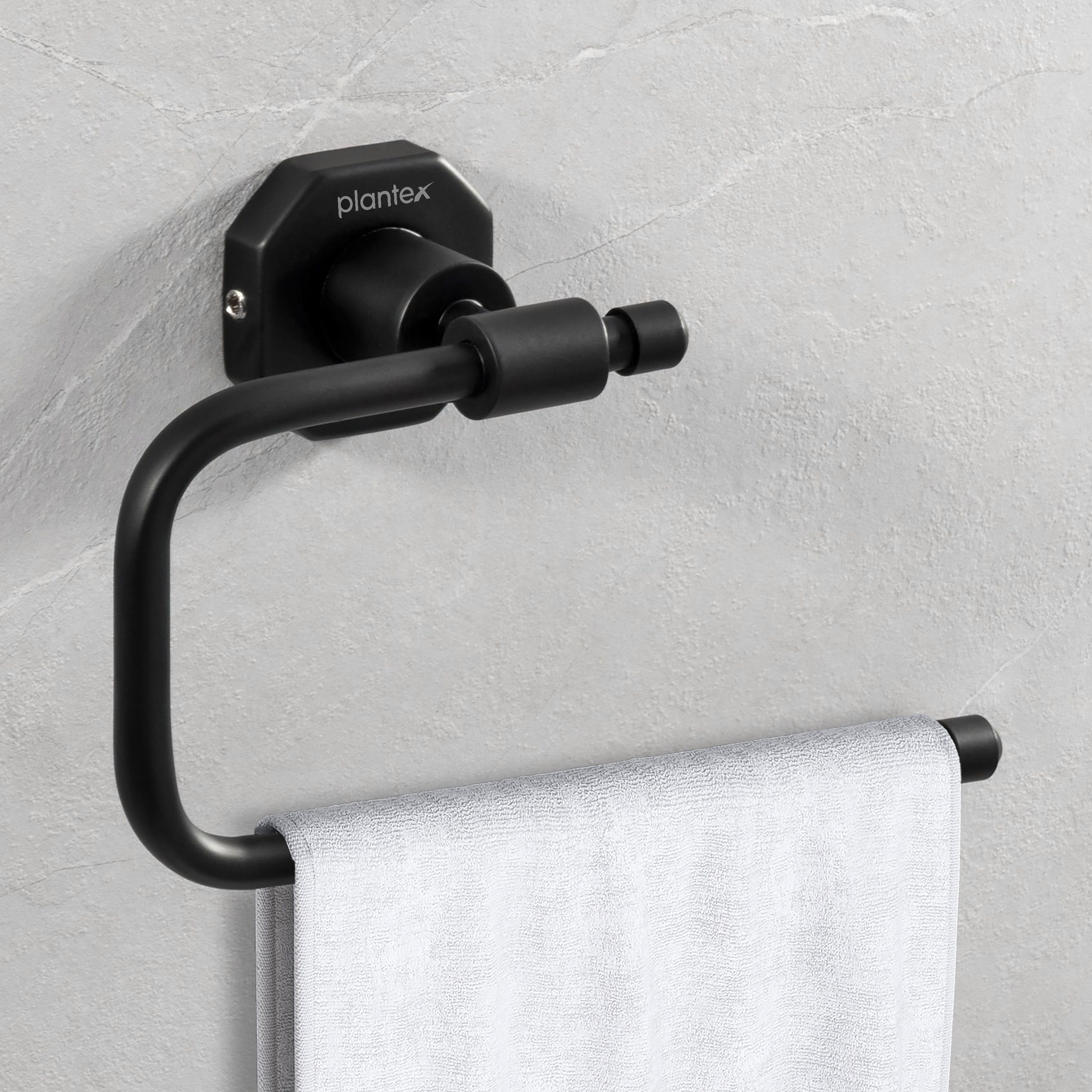 Napkin Holder/Towel Hanger/Napkin Ring for Wash Basin/Towel Holder for Kitchen Black Towel Holder-image-31