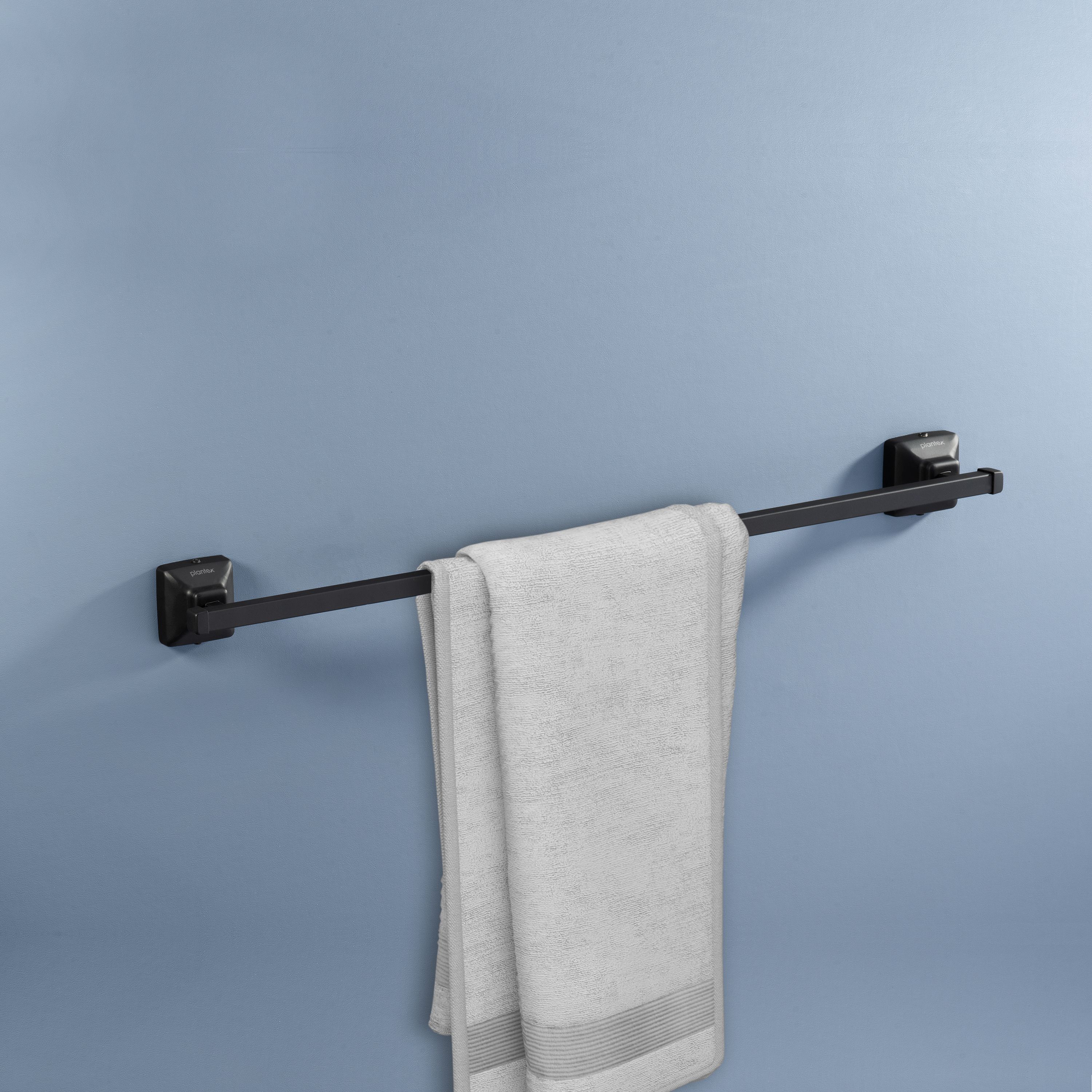 Squaro Stainless Steel 304 Grade Towel Hanger/Rod/Bathroom Accessories (24 inch) Black Towel Holder-image-29