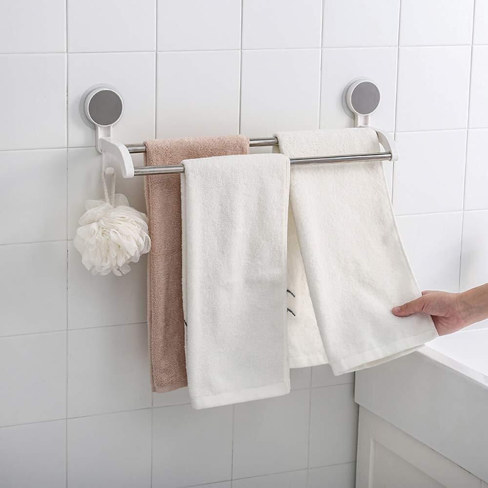 Stainless Steel Wall Mounted Self Adhesive Magic Sticker Towel Napkin Holder WIGHT Towel Holder-image-25