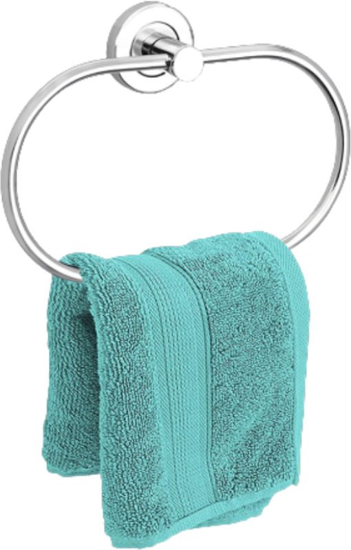 Flange Oval Stainless Steel Towel Ring for Bathroom, Kitchen (Pack of 1) SILVER Towel Holder-image-9