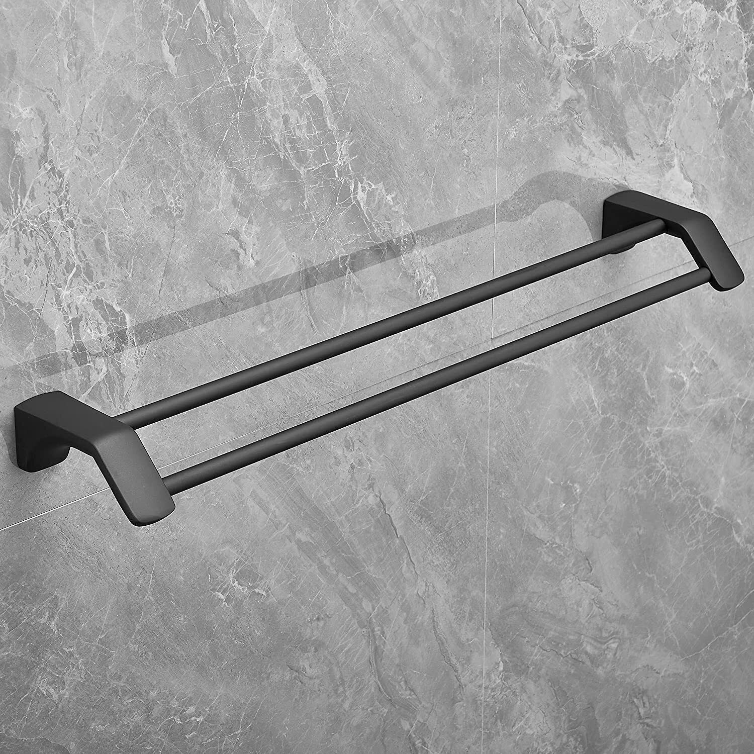 Aluminium Towel Rod/Towel Hanger for Bathroom/Towel Stand/Towel Holder (971) Black Towel Holder-image-34