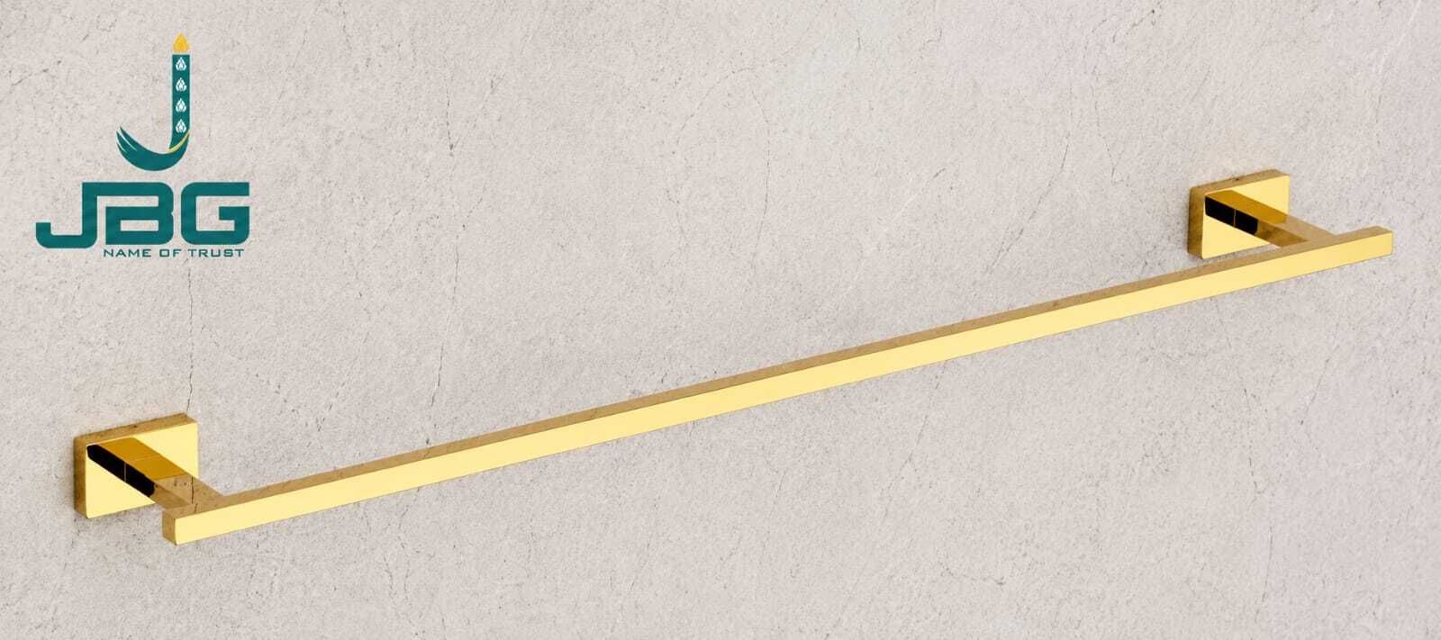 Golden Wall Mounted Towel Bar | Modern Bathroom Towel Holder for Bathroom gold Towel Holder-image-13