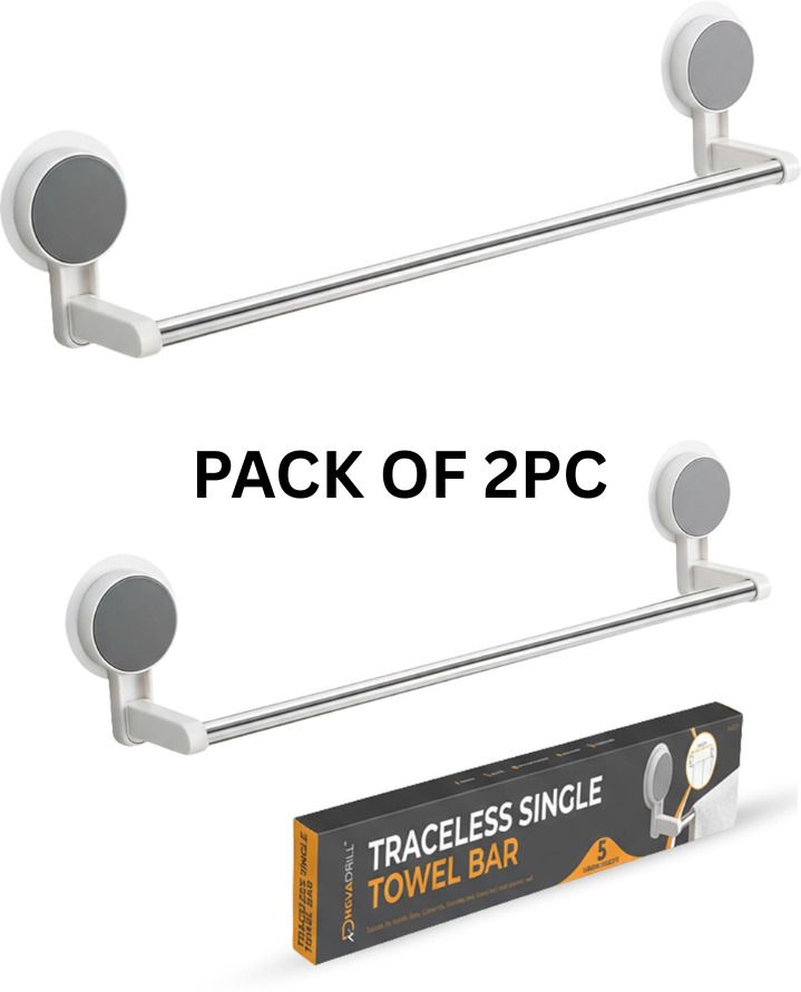 Abs Towel Holder With Self Adhesive Sticker White Towel Holder-image-38