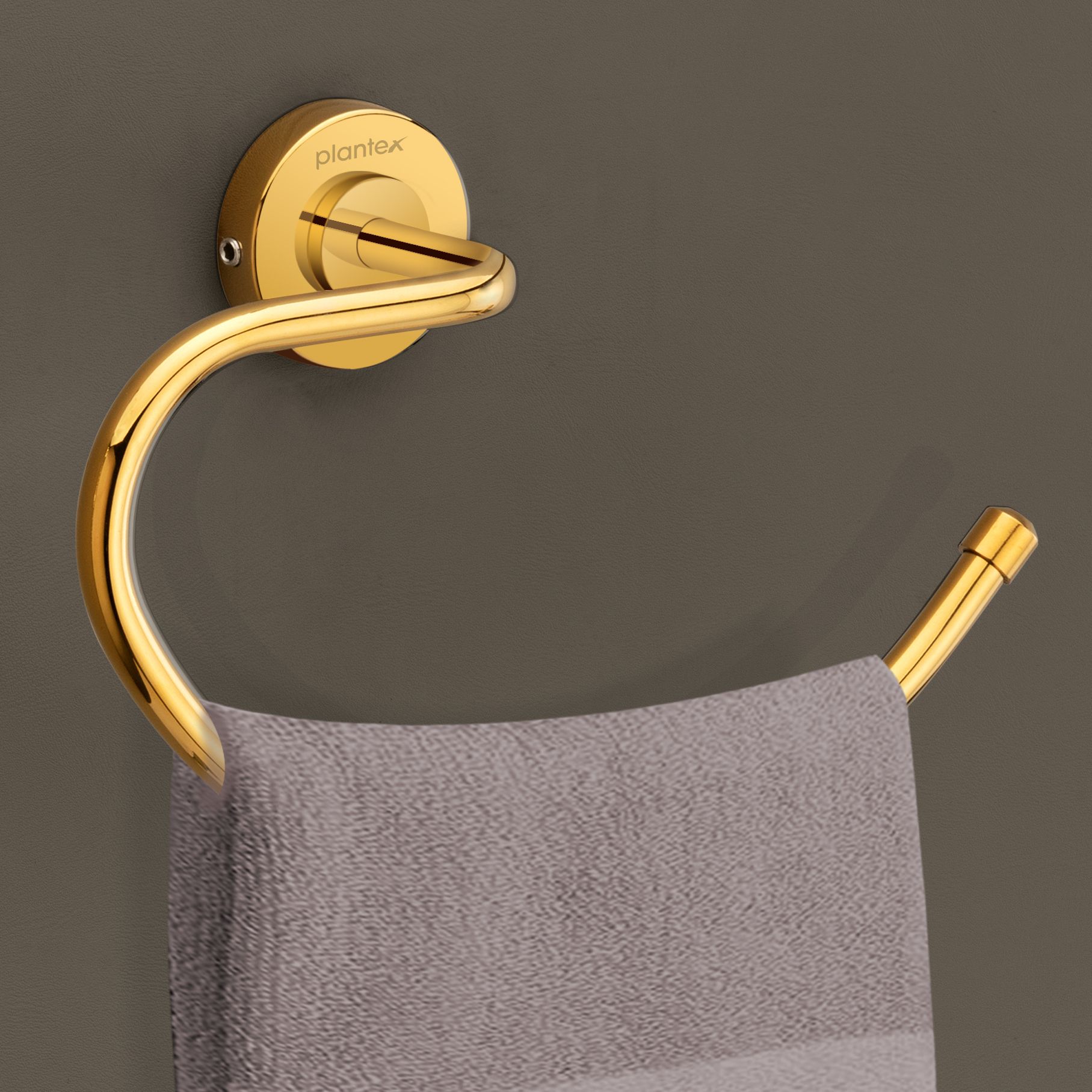 304 Grade Daizy Napkin Ring/ Hanger - Pack of 1 (APS-953) Gold Towel Holder-image-18