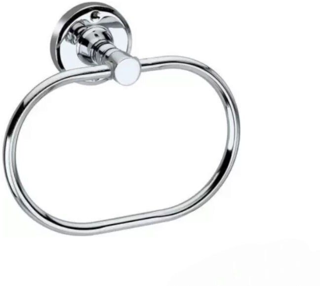 Trendy Latest Collection of Towel Holder Silver Colour, Chrome Finish Durable, 1 Pc Towel Holder-image-2