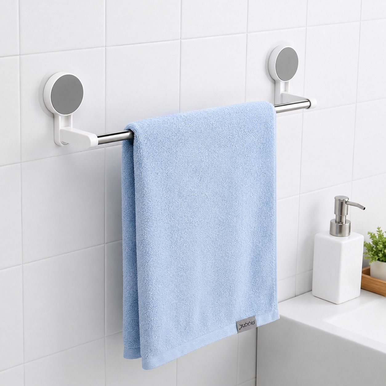 Towel Holder White Towel Holder-image-0