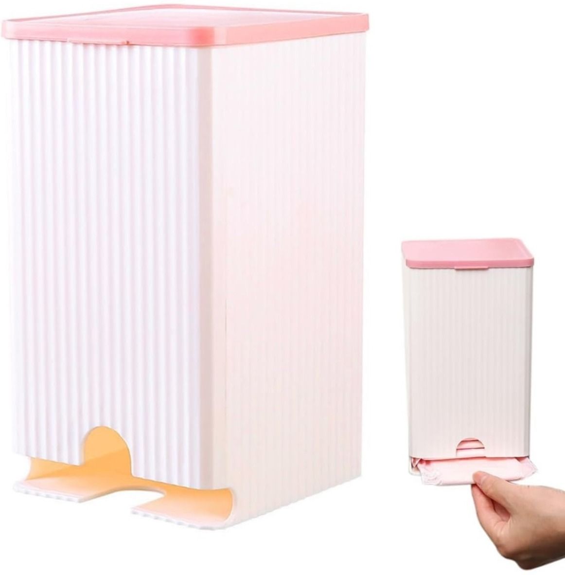 Sanitary Pads Dispenser Box Pink Towel Holder