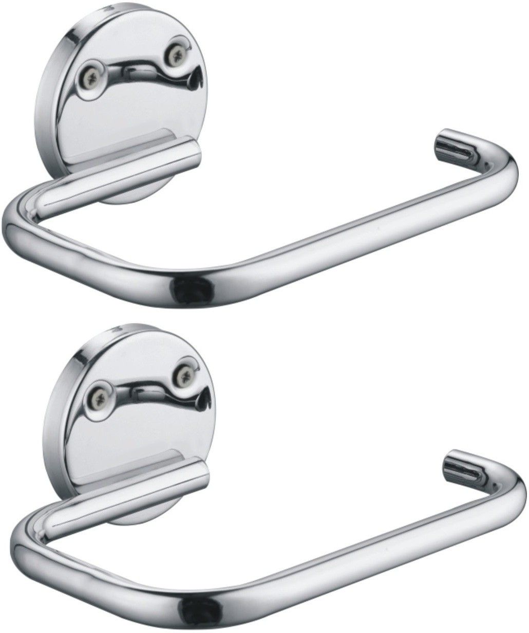 prestige Towel Holder High Grade 304 Round Towel Rod Pack of 2 Silver Towel Holder-picture-20