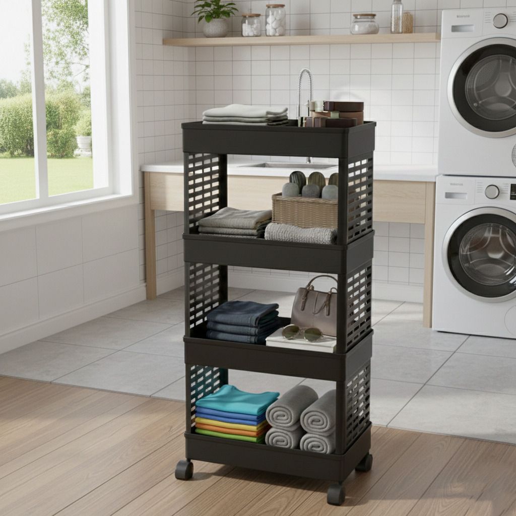 TSD155 Black Towel Holder