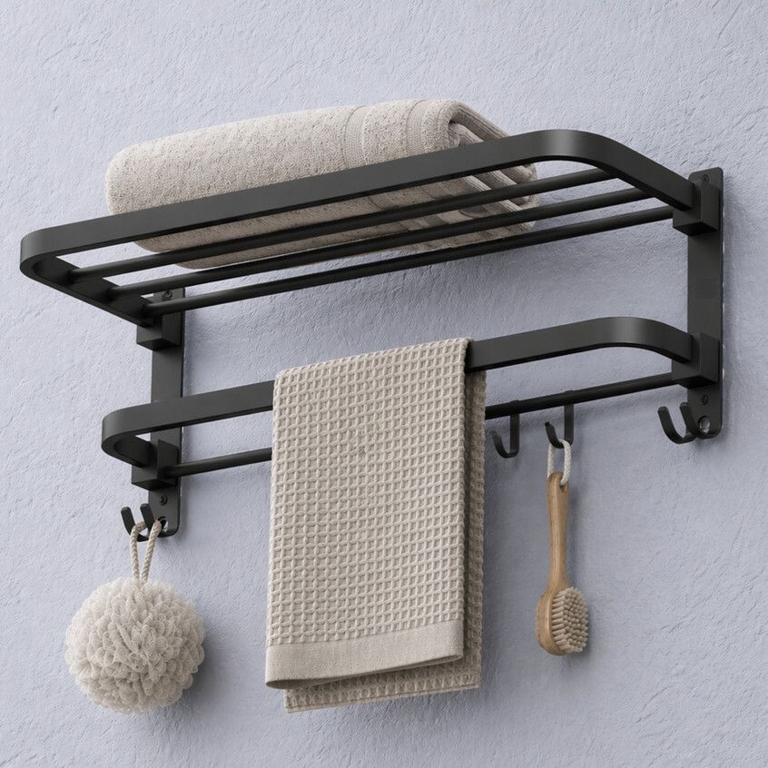 BLACK TOWEL RACK BLACK Towel Holder-image-8