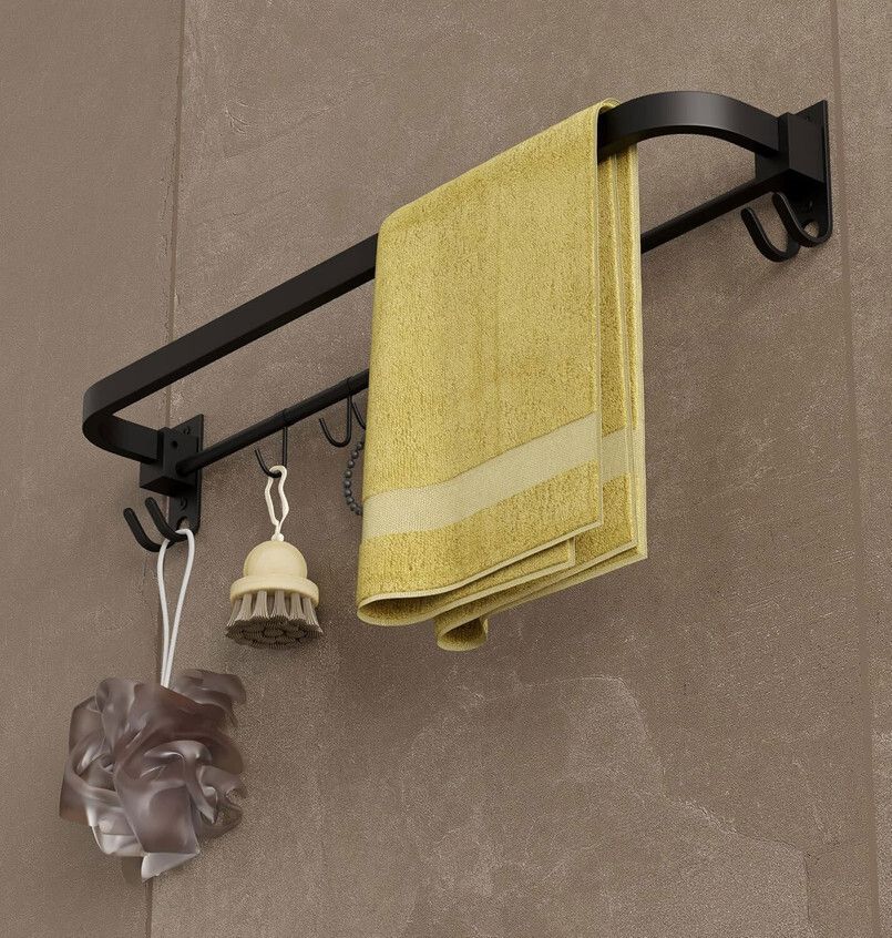 BLACK TOWEL HOLDER BLACK Towel Holder-image-0
