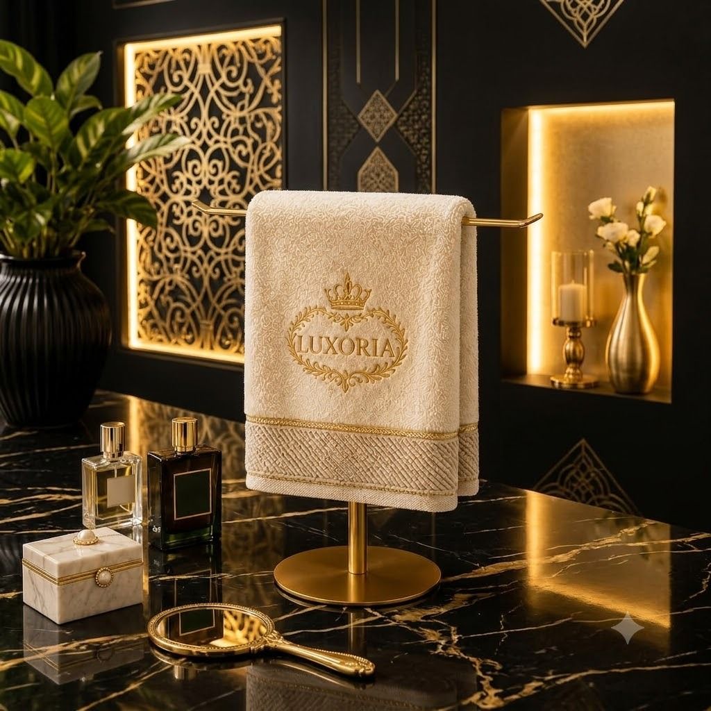 Luxury Gold Metal Towel Stand for Bathroom & Kitchen GOLD Towel Holder-image-33