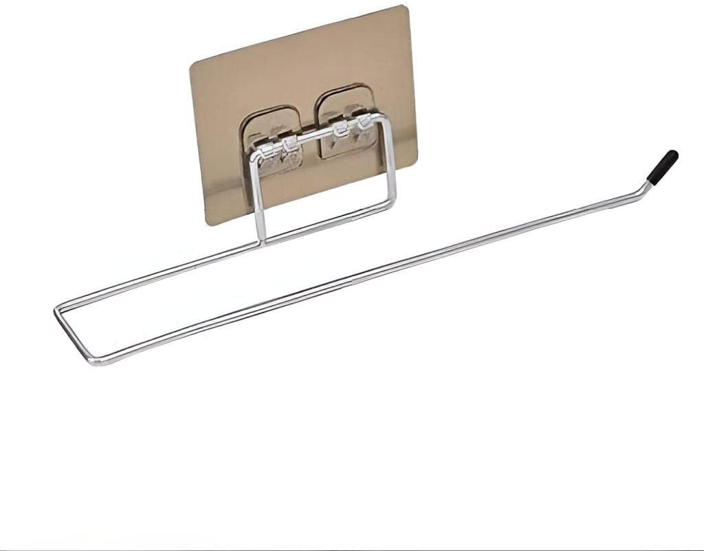 zollyss Self Adhesive Napkin Ring Wall Mount Towel Holder for Kitchen and Steel Towel Holder-picture-34