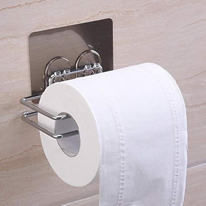 ZelvioByShree Bathroom accessory Stainless Steel Toilet Paper Holder-image-1