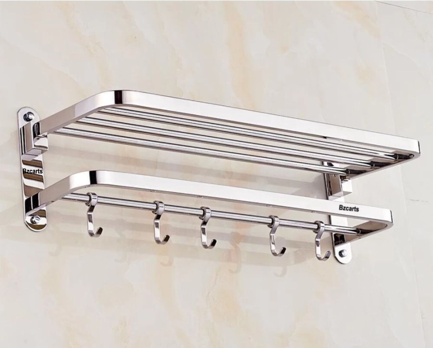 Stainless Steel Towel Rack Abs and Folding Towel Rack/Bathroom Hanger /Towel Hanger/Towel Stand/Holder/Bathroom Accessories/Bathroom Stand Towel Holder-image-29
