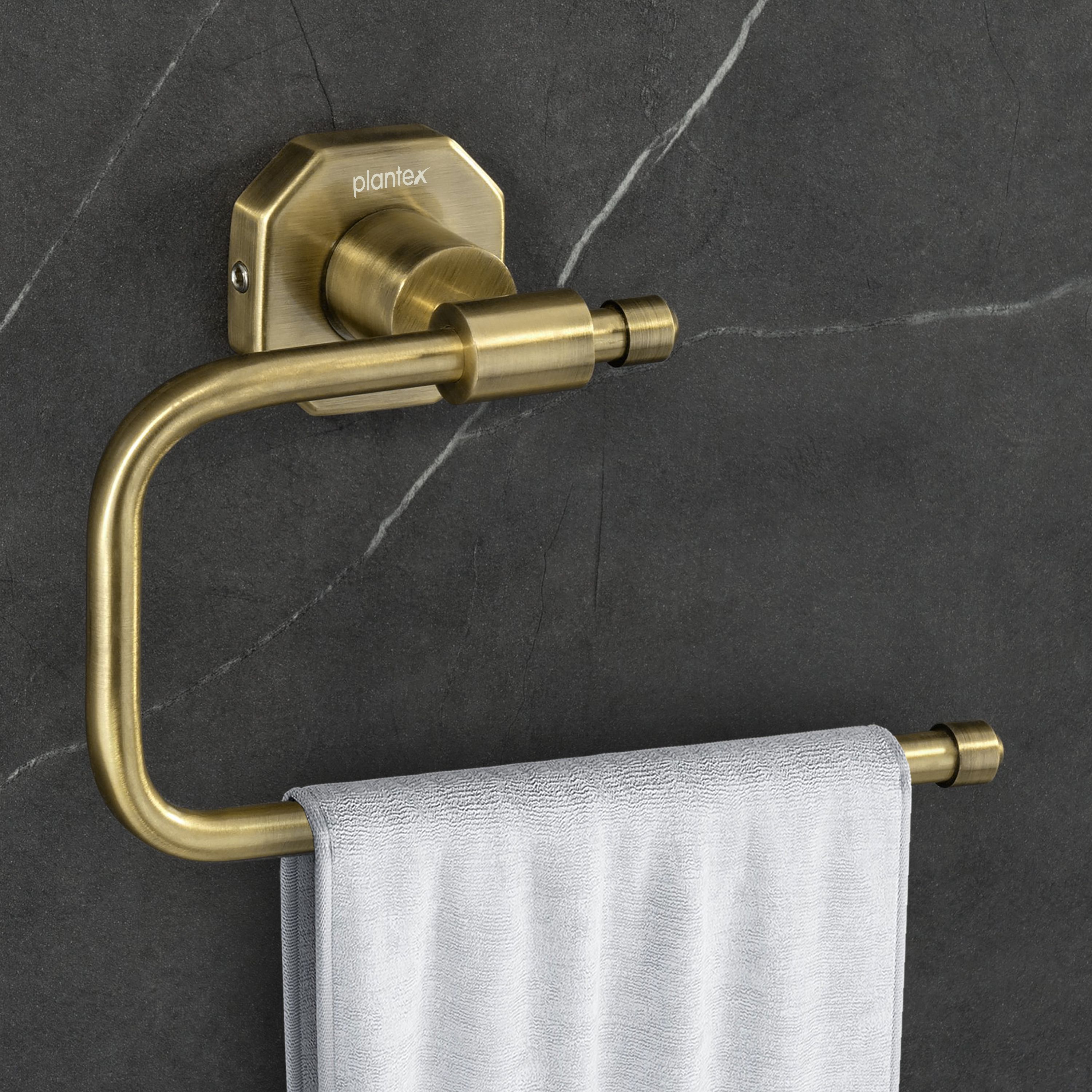 Napkin Holder/Towel Hanger/Napkin Ring for Wash Basin/Towel Holder for Bathroom Brass Antique Towel Holder-image-2
