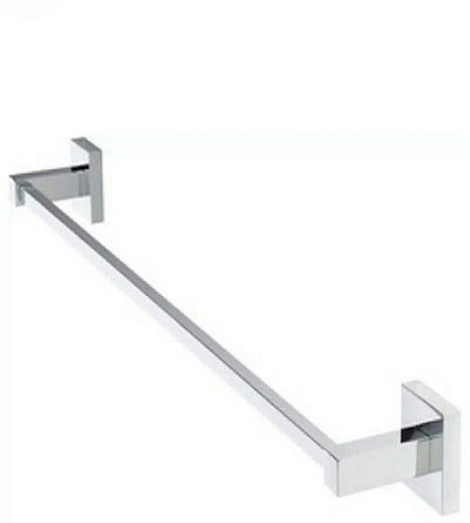 SQUARE TOWEL ROD 30 INCHES (2.5 FEET) SILVER Towel Holder-image-8