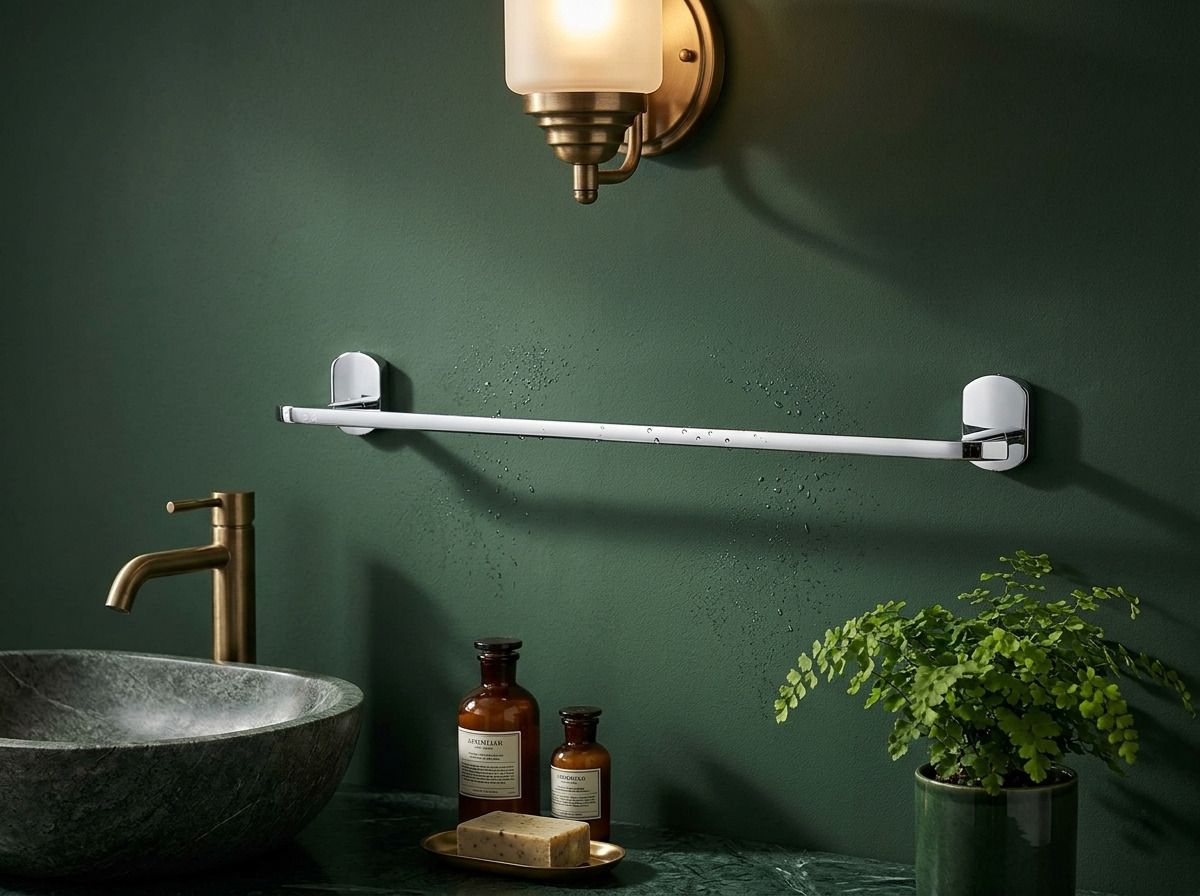 glostella Stainless Steel 304 Grade Heavy Solid Bar /Towel Stand/Towel Hanger 24 inch 24 inch 1 Bar Towel Rod-picture-9