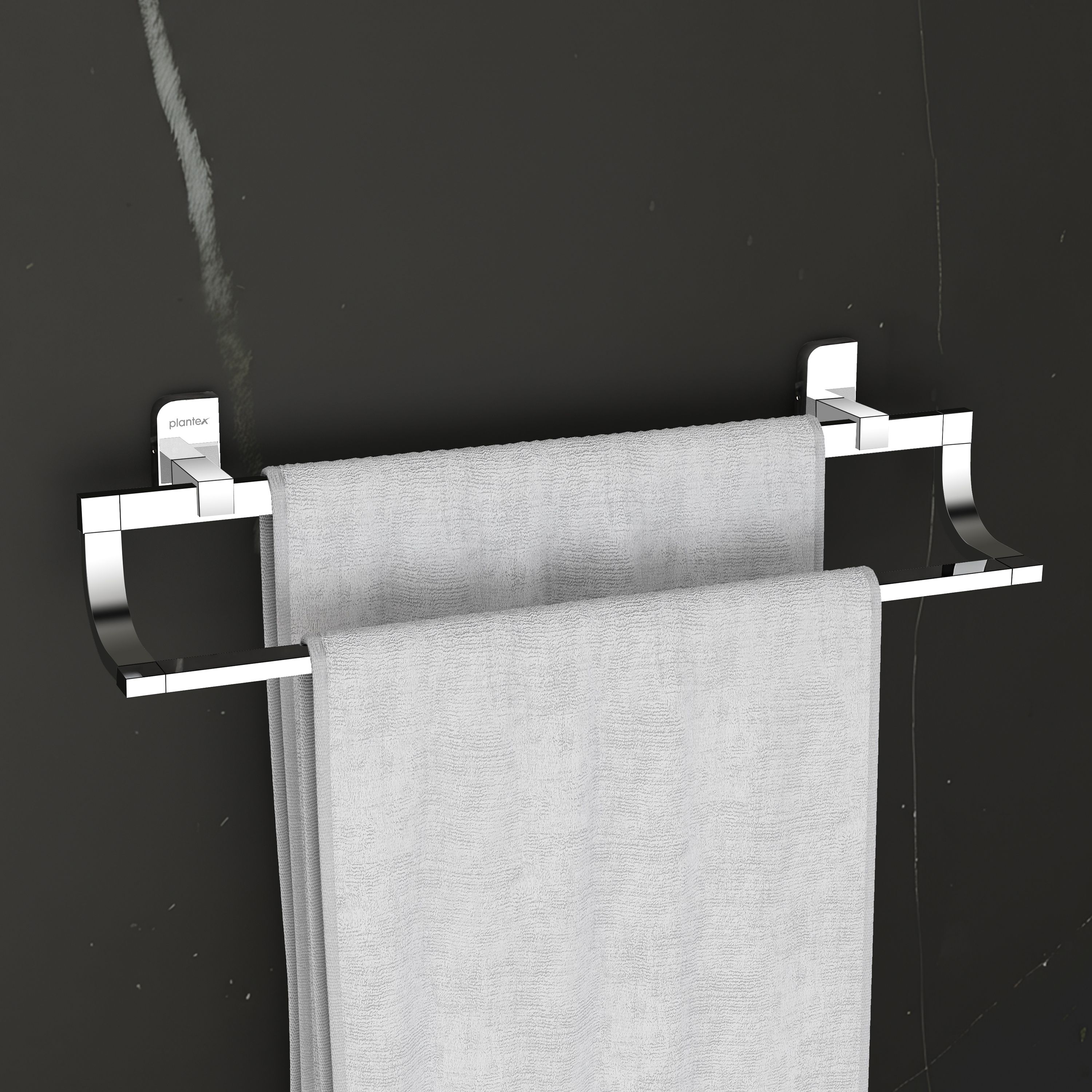 Double Towel Rod for Bathroom/Dual Towel Bar/Towel Hanger/Bathroom Accessories 24 inch 1 Bar Towel Rod-image-17