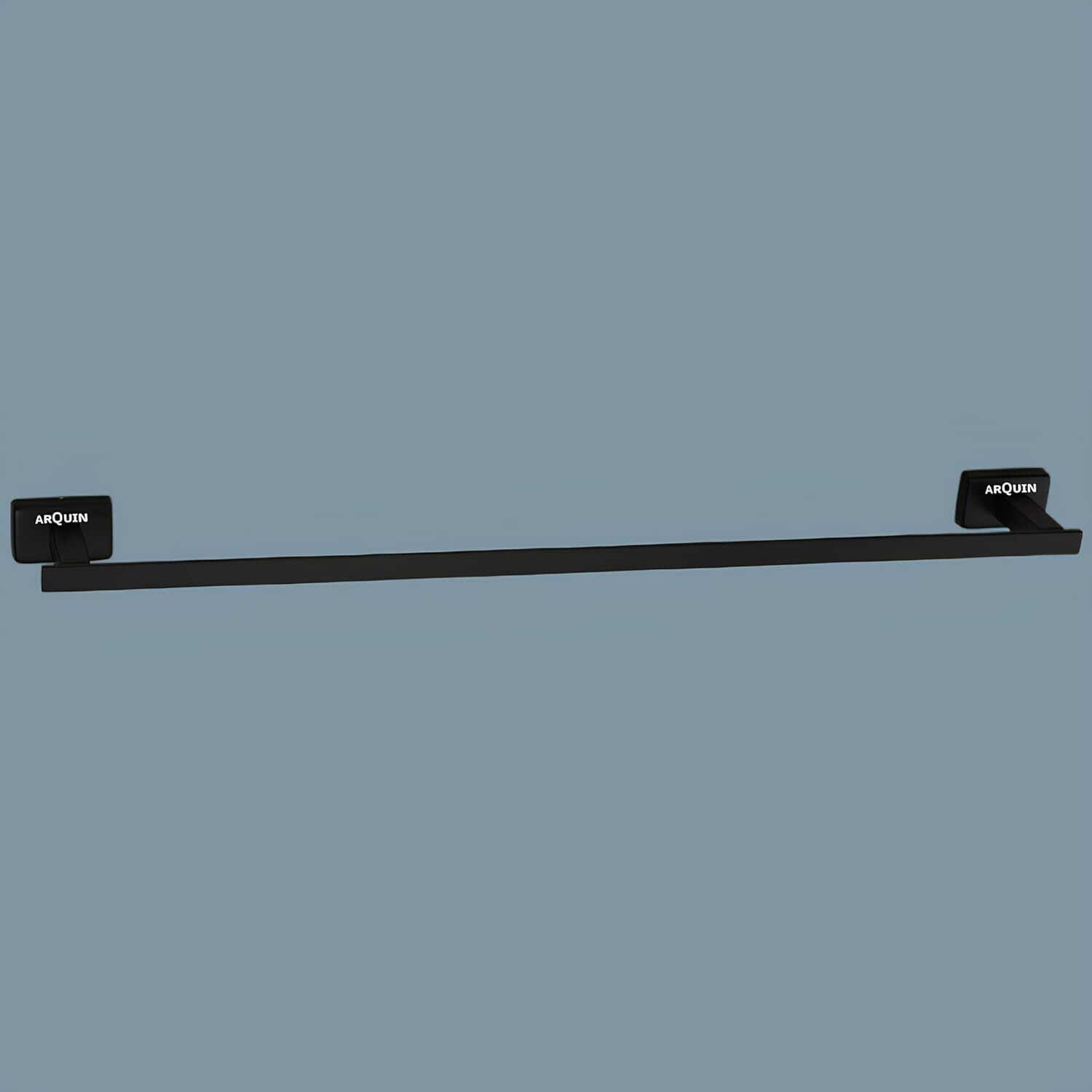 Aroma Black Matt Wall Mounted Towel Rod | Space Saving Towel Hanger Bar | 24 inch 1 Bar Towel Rod-image-17