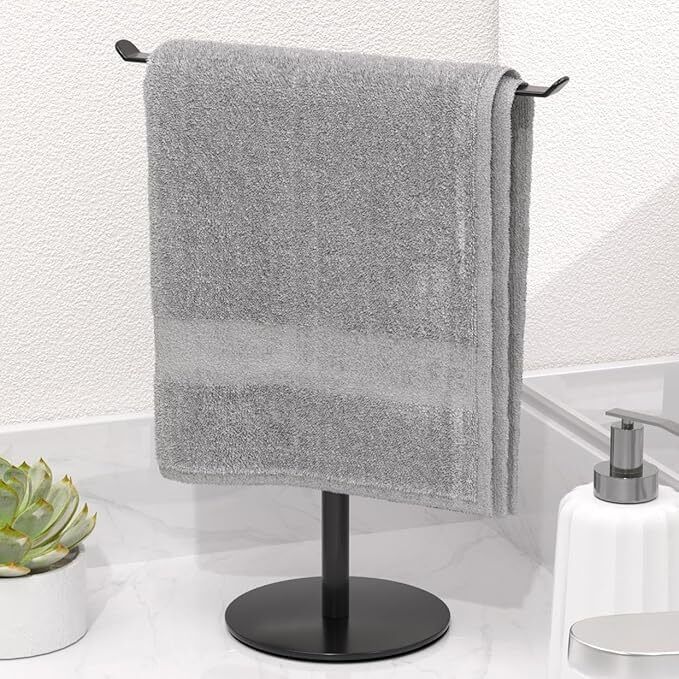 Galaxy Fashion Point Pack of 1 Towel Rack T-Shape Hand Holder for Bathroom 15 inch 1 Bar Towel Rod-picture-39