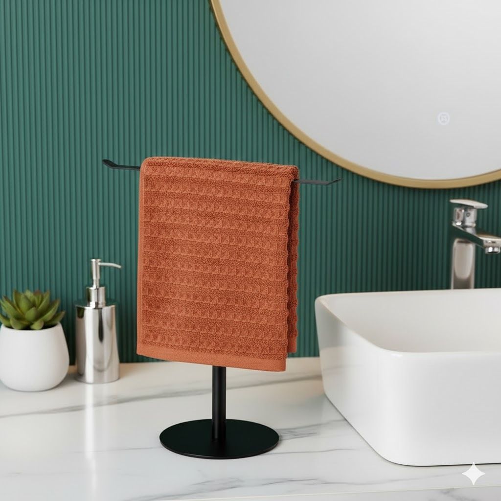 Towel Holder Stand Hand Towel Rack 11.8 inch 1 Bar Towel Rod-image-42