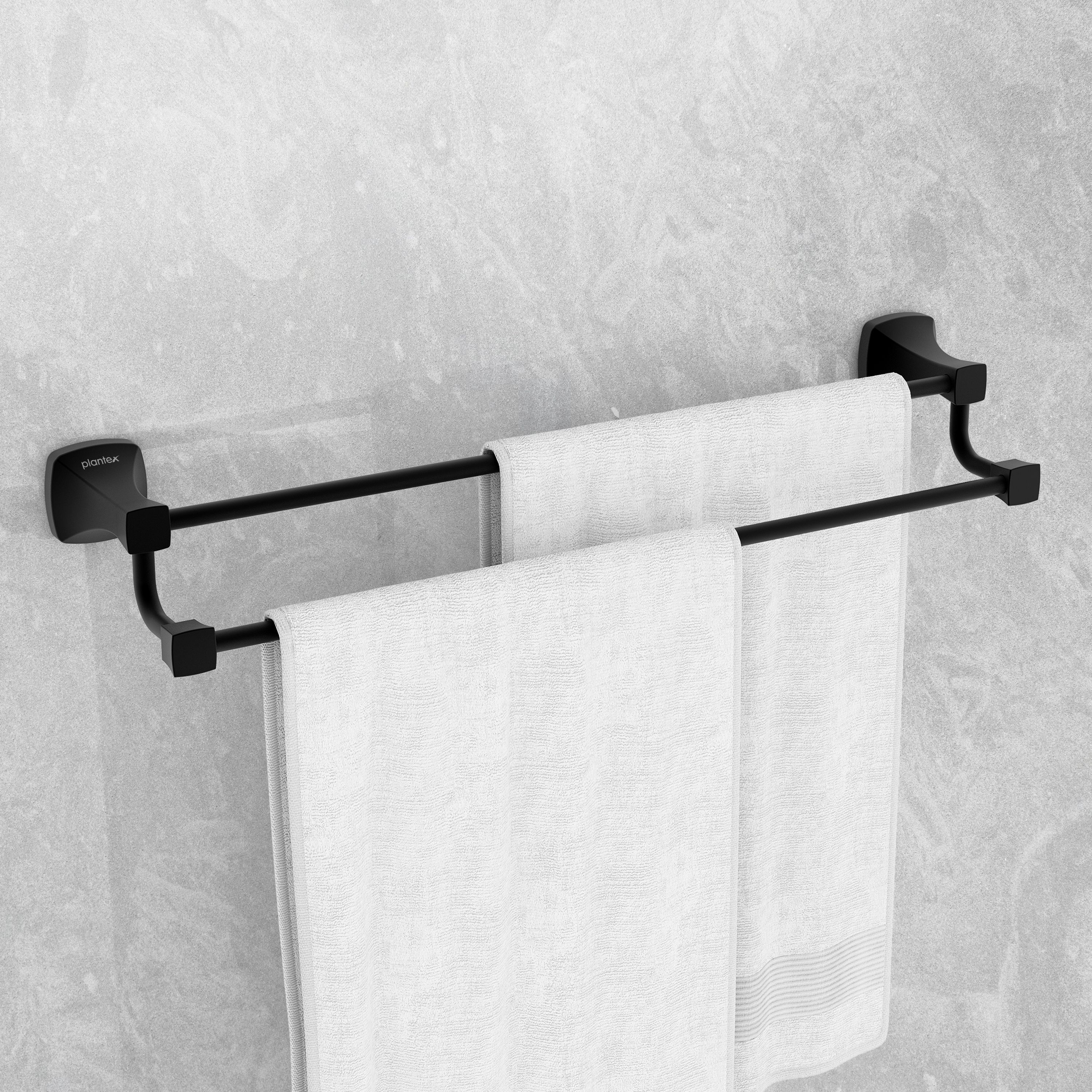 Dual Towel Rod for Bathroom/Towel Hanger/Towel Holder/Bathroom Accessories 24 inch 1 Bar Towel Rod-image-17
