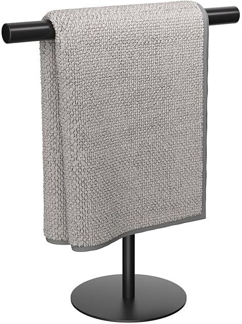 Kitchen Towel Holder Stand for Daily Use | Bathroom Hand Towel Stand 12.2 inch 1 Bar Towel Rod-image-0