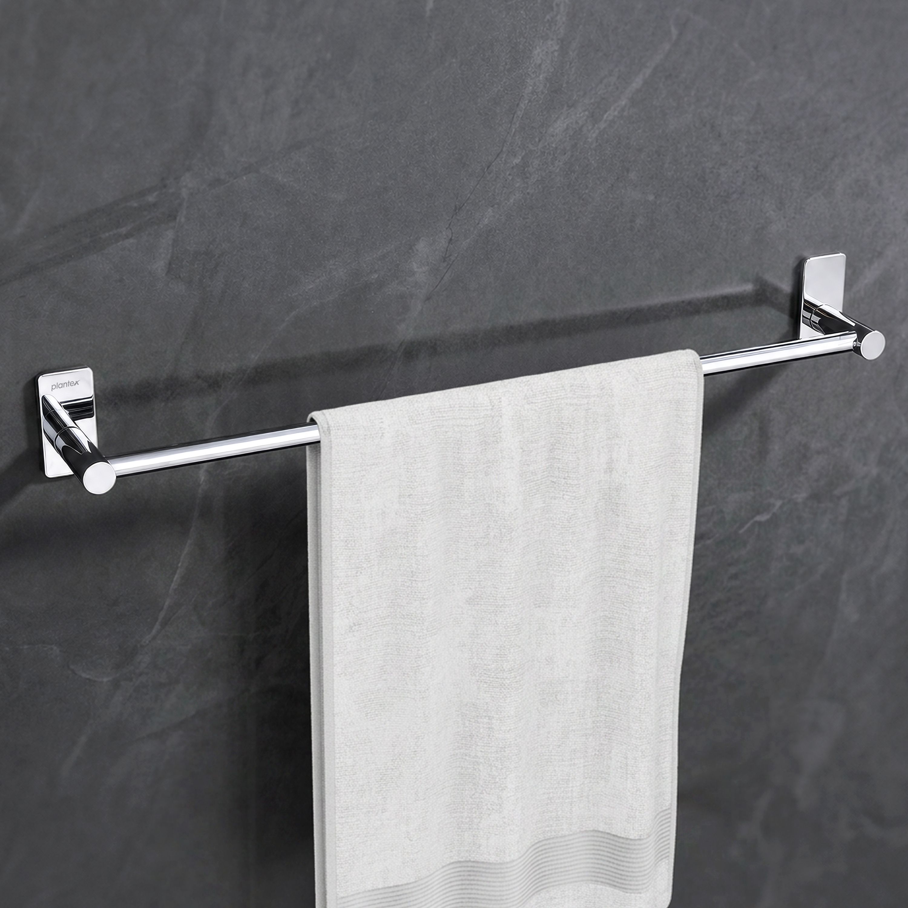 Towel Rod/Self Adhesive Cloth Hanger for Bathroom/24 Inch Towel Bar 24 inch 1 Bar Towel Rod-image-6