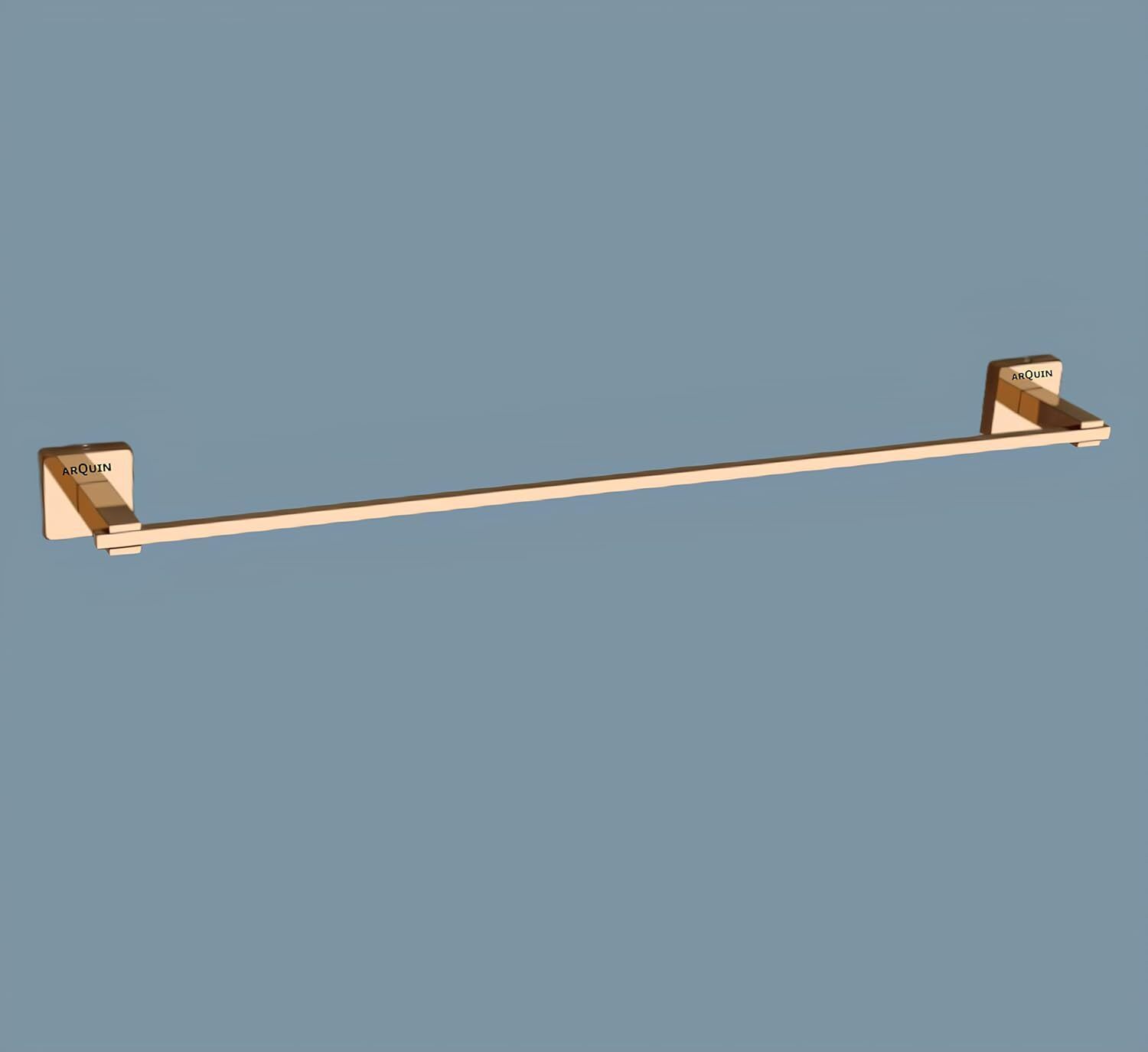 evanex VITA Rose Gold Wall Mounted Towel Rod | Space Saving Towel Hanger Bar | 24 inch 1 Bar Towel Rod-picture-35