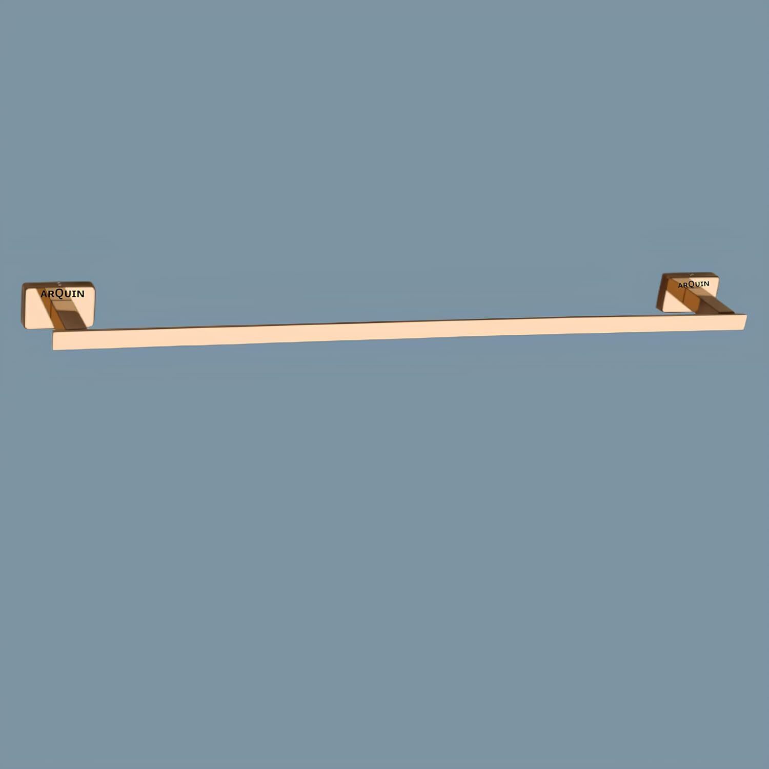 evanex Aroma Rose Gold Wall Mounted Towel Rod | Space Saving Towel Hanger Bar | 24 inch 1 Bar Towel Rod-picture-47