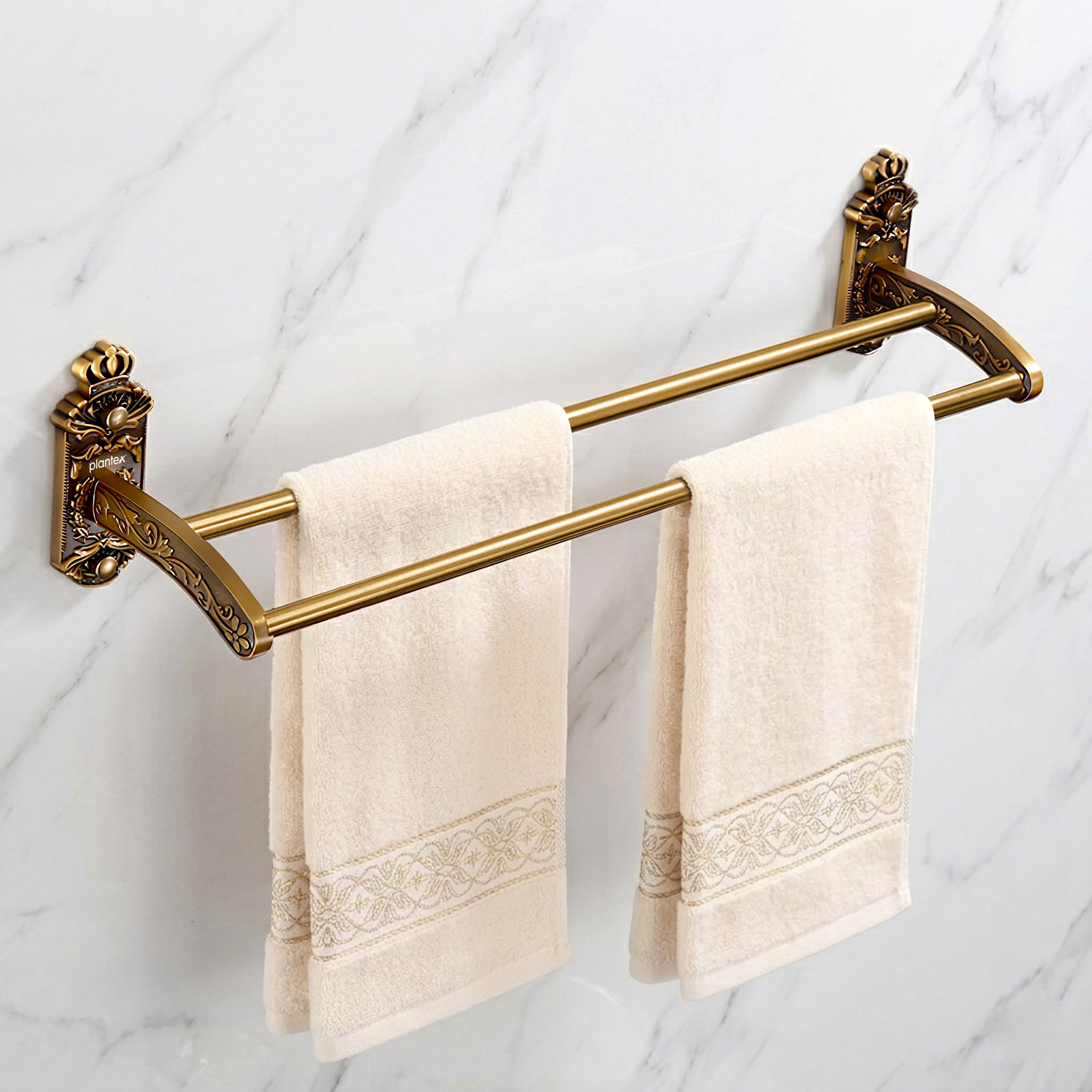 Dual Towel Rod for Bathroom/Towel Hanger/Towel Holder/Towel Bar 24 inch 1 Bar Towel Rod-image-18