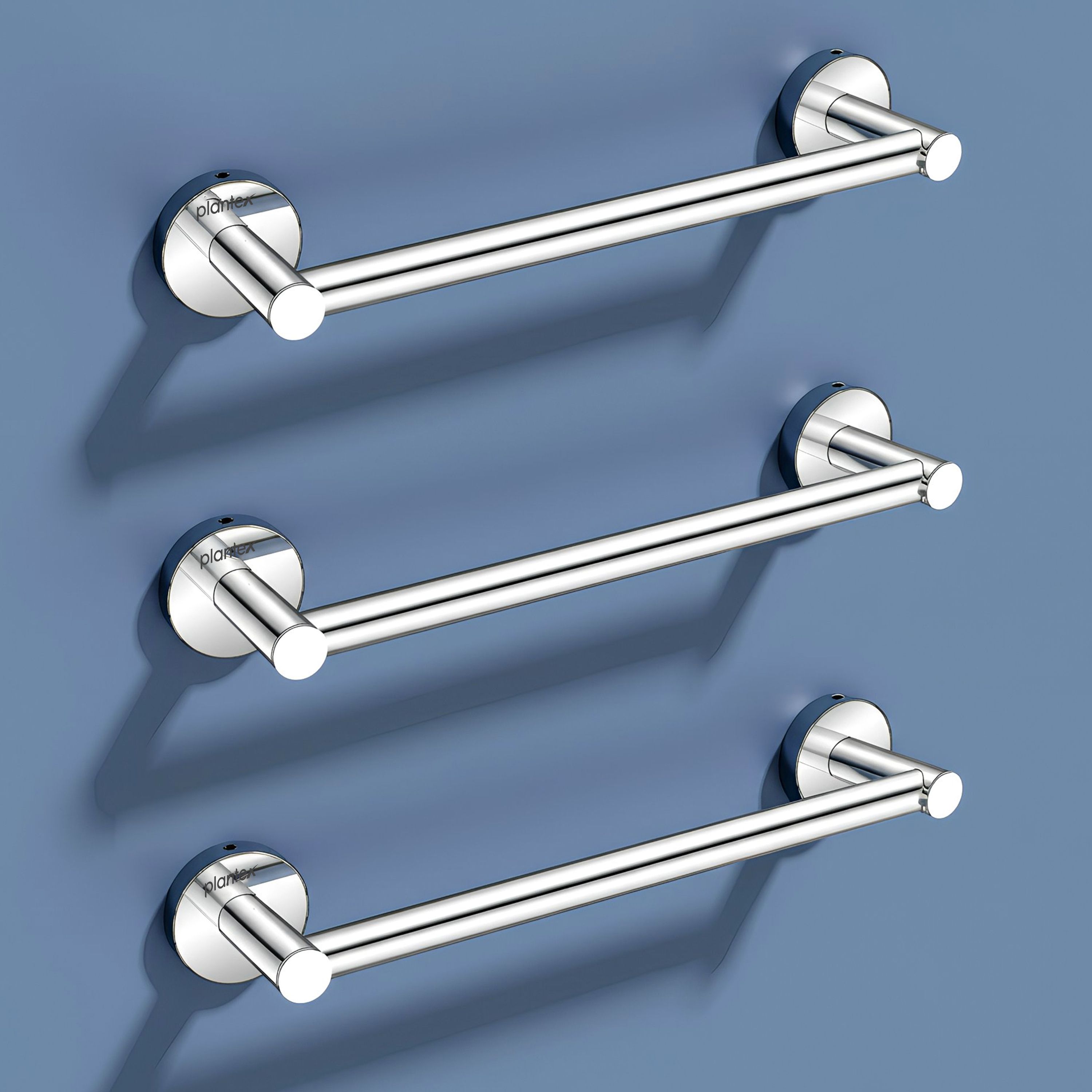 Towel Bar for Bathroom/Towel Holder/Towel Hanger for Bathroom Accessories 12 inch 3 Bar Towel Rod-image-46