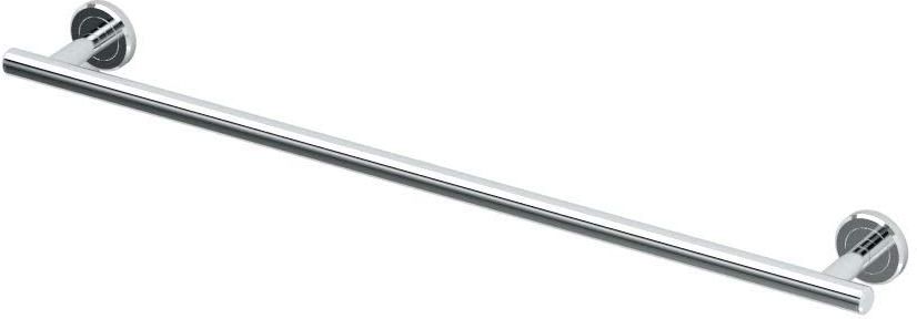 Stainless Steel Towel Rod (24 Inch - Chrome Finish) Pack of 1 24 inch 2 Bar Towel Rod