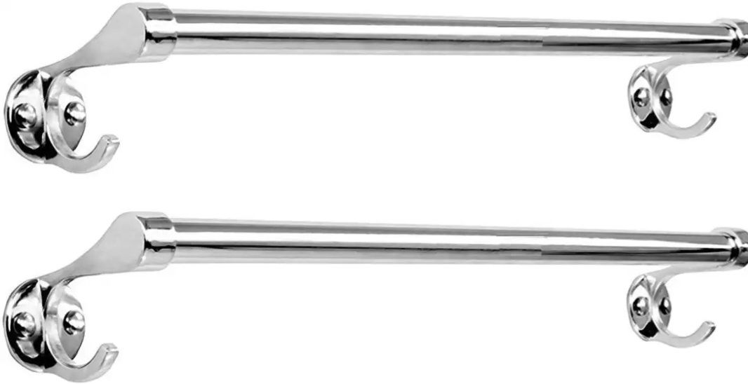 Stainless Steel Towel Hanger for Bathroom/Towel Rod/Bar/Bathroom Accessories 24 inch 2 Bar Towel Rod