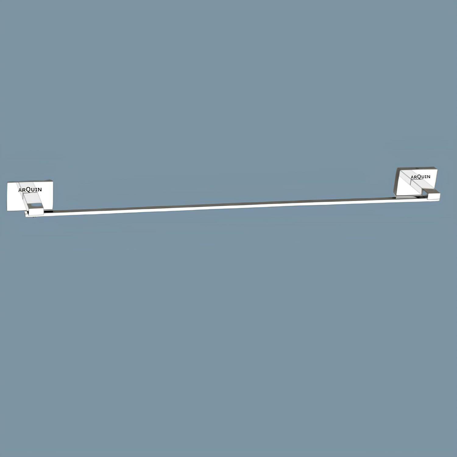 evanex Taurus Chrome Wall Mounted Towel Rod | Space Saving Towel Hanger Bar | 24 inch 1 Bar Towel Rod-picture-38
